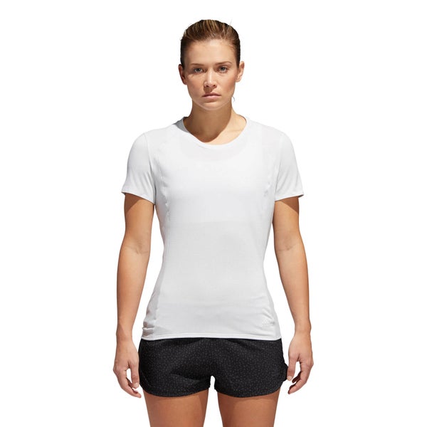 adidas Women's Fran Supernova Short Sleeve T-Shirt - White