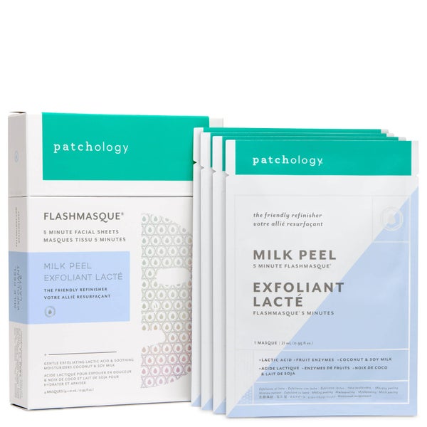 Patchology FlashMasque Milk Peel - 4 Pack