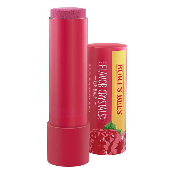 Bálsamo de labios hidratante Flavour Crystals 100 % Natural de Burt's Bees - Red Raspberry 4,53 g