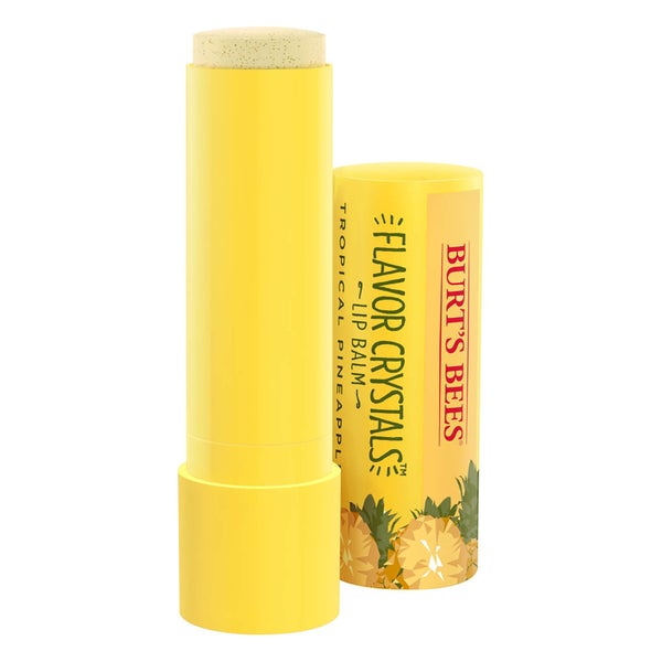 Burt's Bees Flavour Crystals 100% Natural Moisturising Lip Balm -huulivoide 4,53g, Tropical Pineapple