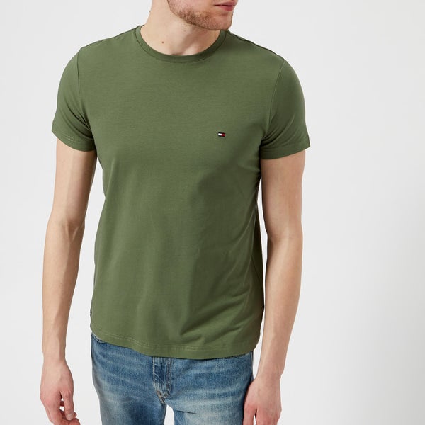 Tommy Hilfiger Men's Stretch Slim Fit T-Shirt - Four Leaf Clover