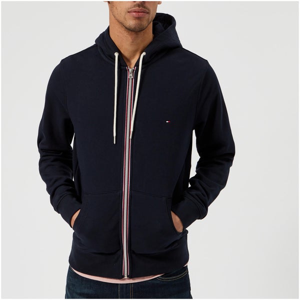 Tommy Hilfiger Men's Basic Hooded Zip Through Sweatshirt - Midnight