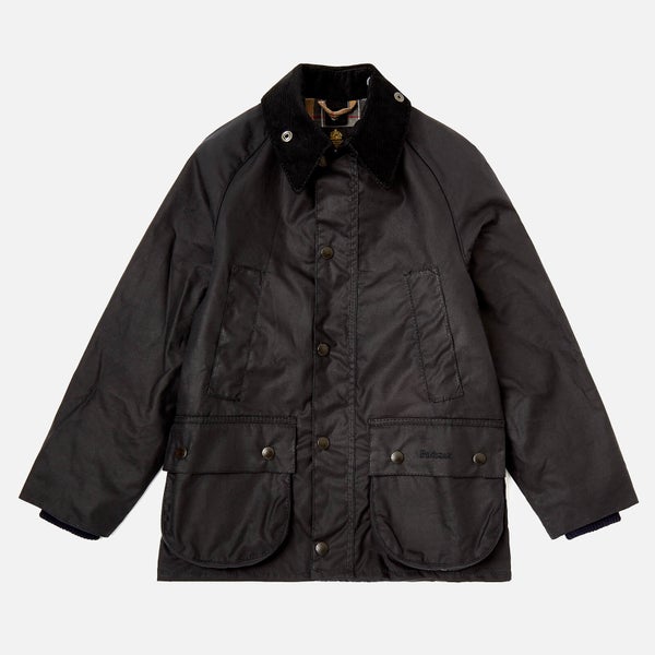 Barbour Boys' Bedale Waxed Jacket - Navy