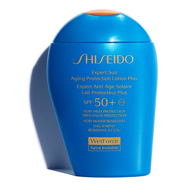 Loção de Proteção Contra o Envelhecimento Expert Sun com FPS 50+ da Shiseido 100 ml