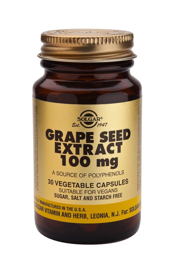 Solgar® Grape Seed Extract 100mg - 30 Vegicaps