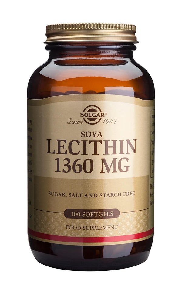 Solgar® Lecithin 1360mg - 100 Softgels