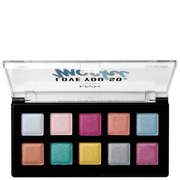 NYX Professional Makeup Love You So Mochi Eyeshadow Palette – Electric Pastels