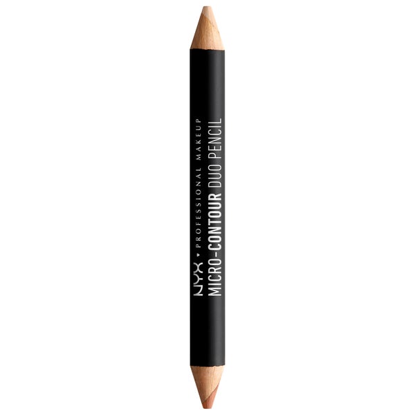 NYX Professional Makeup Micro Contour Duo Pencil dwustronna kredka do precyzyjnego konturowania i rozświetlania – Light
