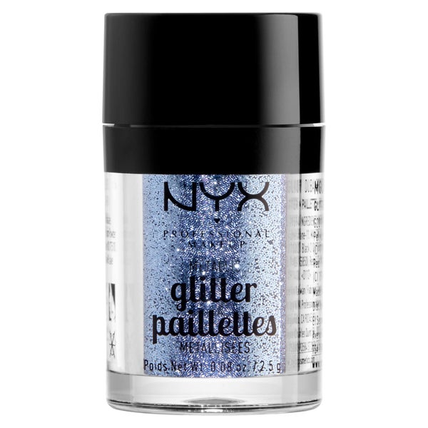 NYX Professional Makeup Metallic Glitter metaliczny brokat do twarzy i ciała – Darkside