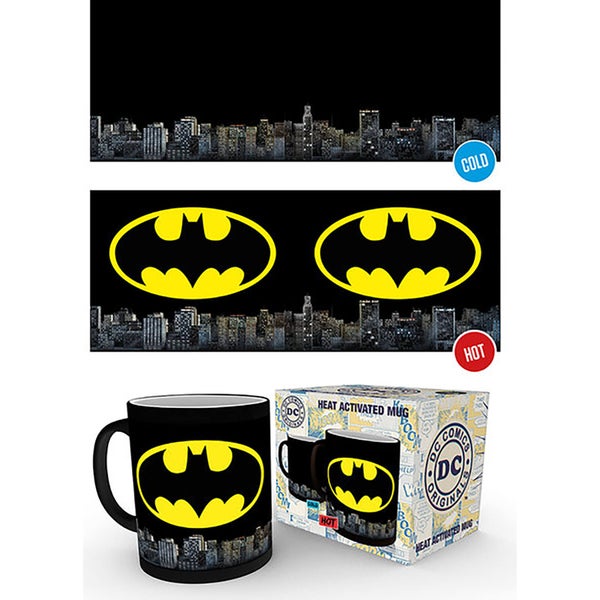 DC Comics Batman Logo Heat Change Mug