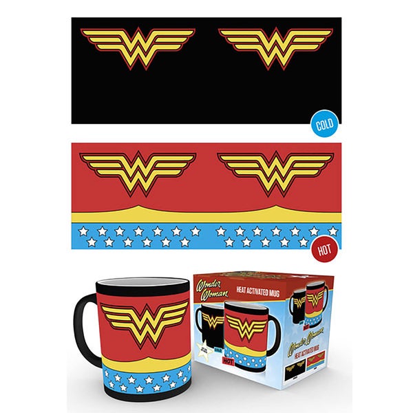 DC Comics Wonder Woman Costume Heat Change Mug