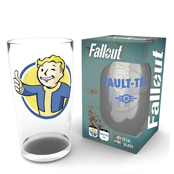 Fallout Vault Boy Large Glasses 16oz