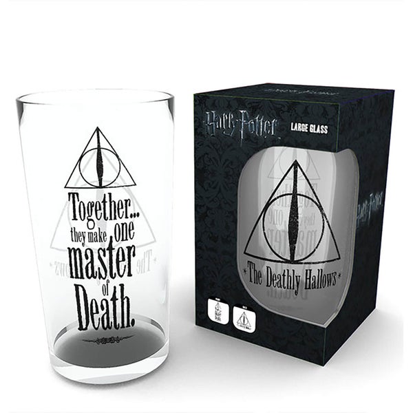 Harry Potter Deathly Hallows Large Glasses 16oz