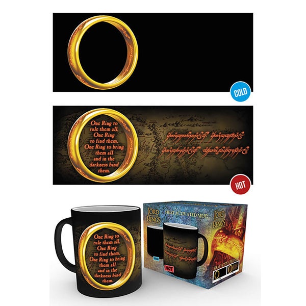 Lord Of The Rings One Ring Heat Change Mug