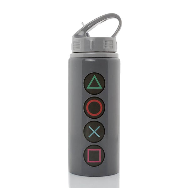 PlayStation Button Aluminium Drink Bottle