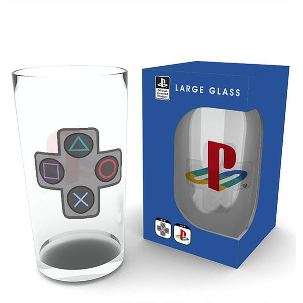 Playstation Buttons Large Glasses 16oz