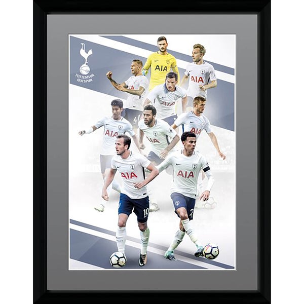 Tottenham Players 17/18 Framed Photograph 12 x 16 Inch