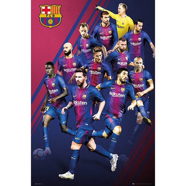Barcelona Players 17/18 Maxi Poster 61 x 91.5cm
