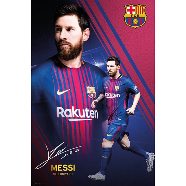 Barcelona Messi Collage 17/18 Maxi Poster 61 x 91.5cm