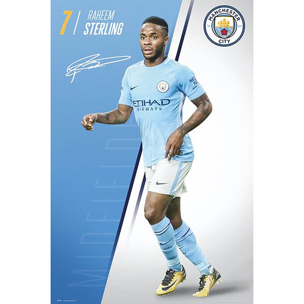 Manchester City Sterling 17/18 Maxi Poster 61 x 91.5cm