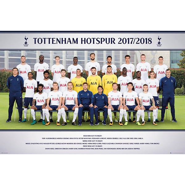 Tottenham Team Photo 17/18 Maxi Poster 61 x 91.5cm