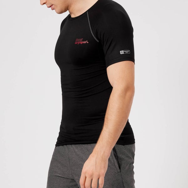 Superdry Sport Men's Athletic Panel Short Sleeve T-Shirt - Black