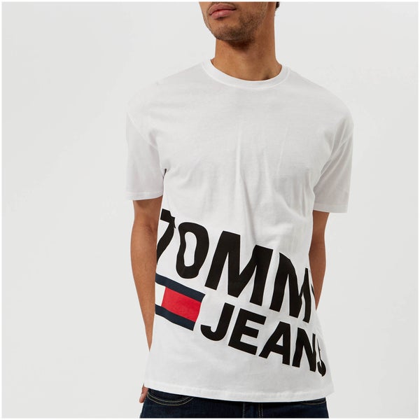 Tommy Jeans Men's Low Logo T-Shirt - Classic White
