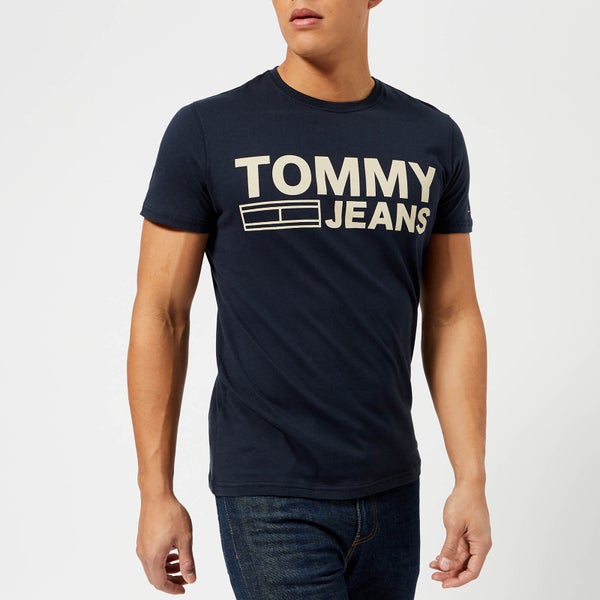 Tommy Jeans Men's Basic Crew Neck T-Shirt - Navy