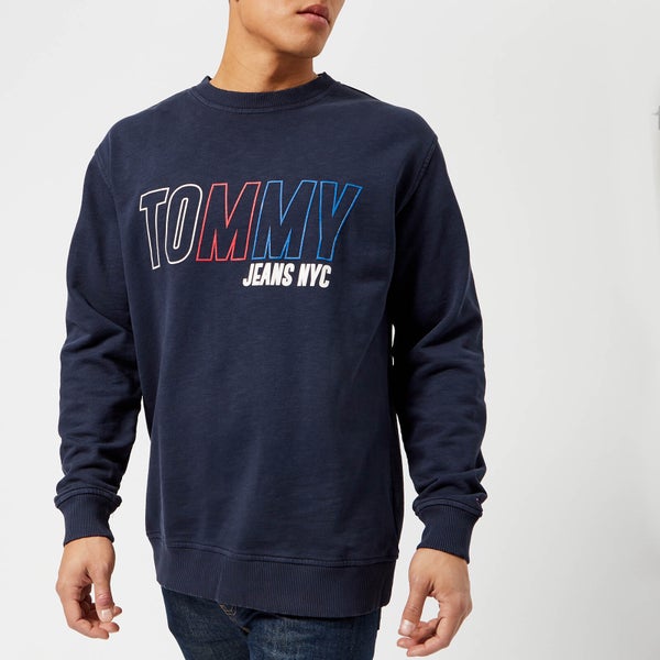 Tommy Jeans Men's Vintage Graphic Sweatshirt - Black Iris