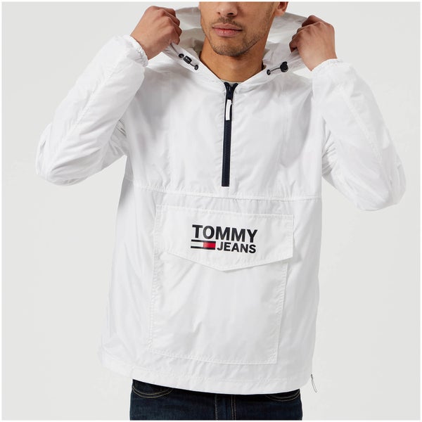 Tommy Jeans Men's Pop Over Anorak - Classic White