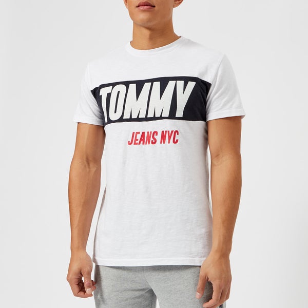 Tommy Jeans Men's Heavy Logo T-Shirt - Classic White