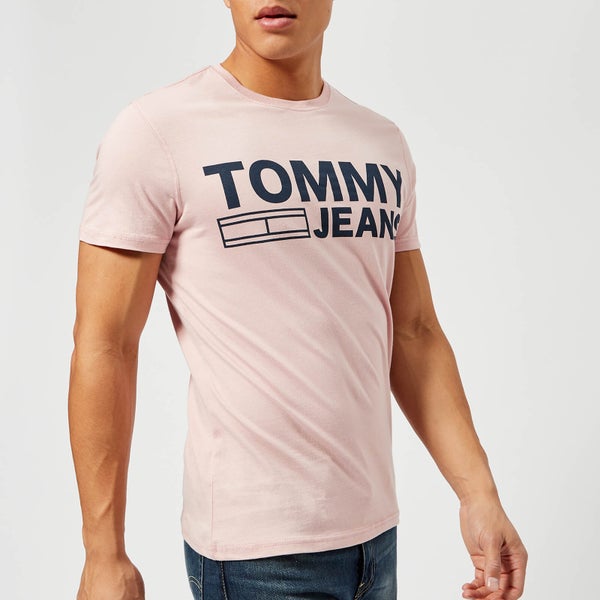 Tommy Jeans Men's Basic Crew Neck T-Shirt - Violet Ice