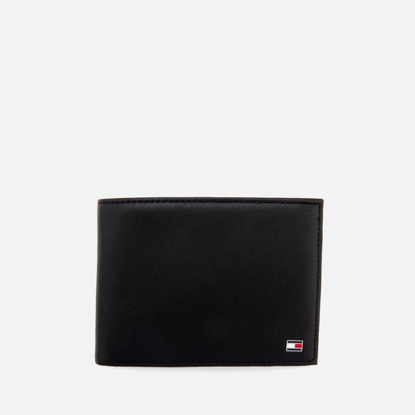 Tommy Hilfiger Men's Eton Credit Card Flap and Coin Wallet - Black
