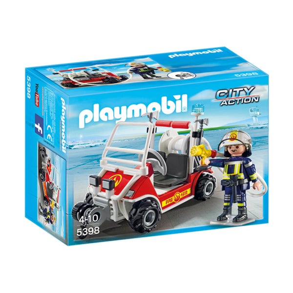 Playmobil : Chef des pompiers avec voiturette (5398)