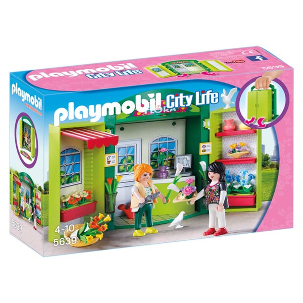 Playmobil aufklapp spiel box blumenladen (5639)