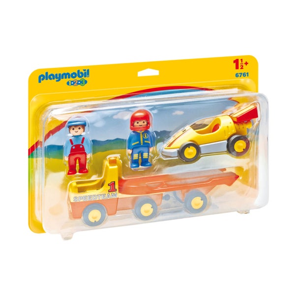Playmobil 1.2.3 Tow Truck with Race Car (6761)