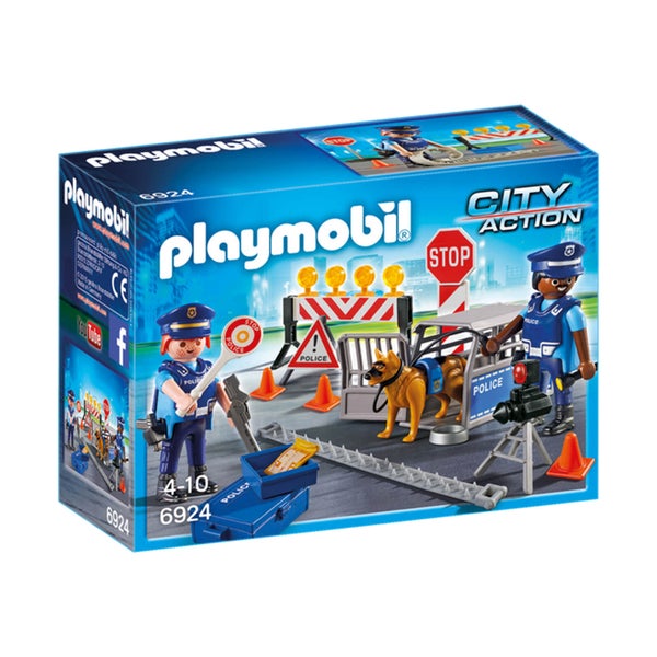 Playmobil int. polizei strassensperre (6924)