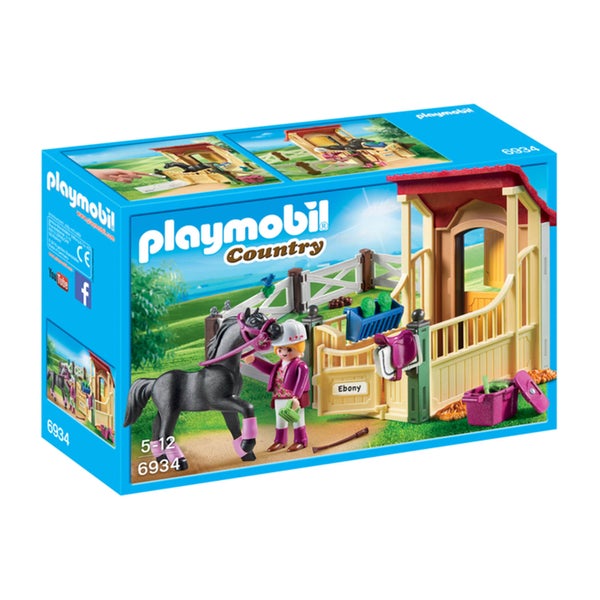 Playmobil : Box avec cavalière et pur-sang Arabe (6934)