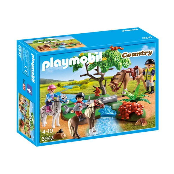 Playmobil : Cavaliers avec poneys et cheval (6947)