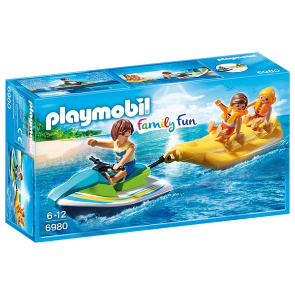 Playmobil : Vacanciers avec scooter des mers et banane (6980)