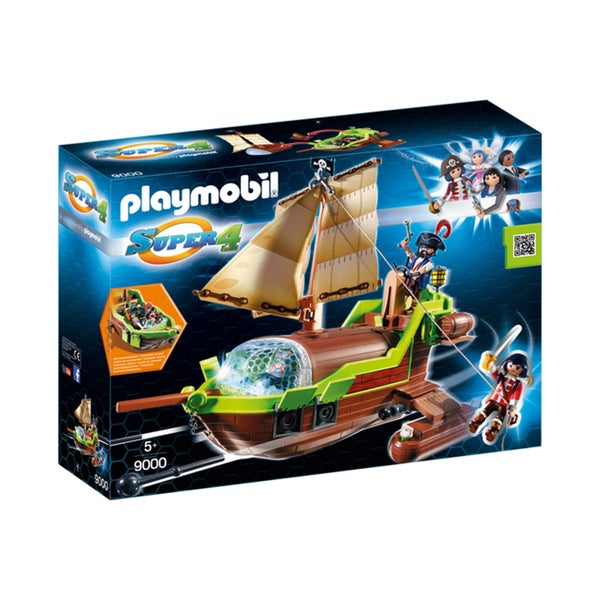 Playmobil Super 4 Floating Pirate Chameleon with Ruby (9000)