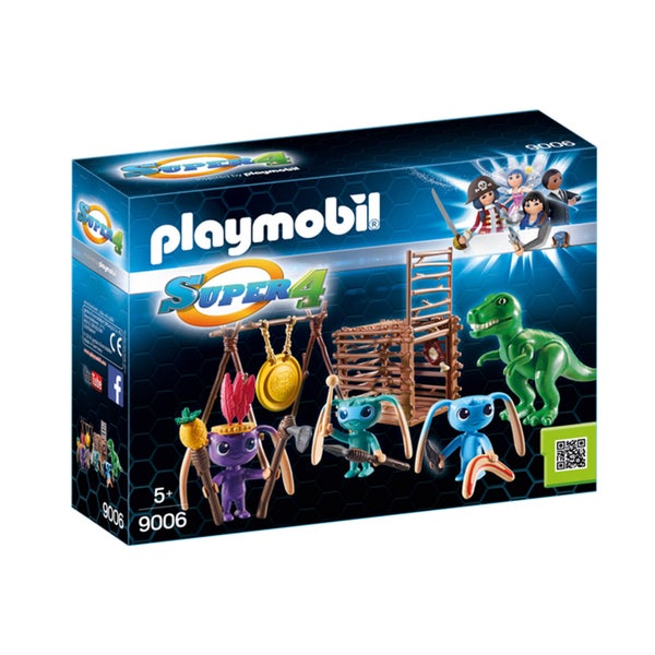 Playmobil : Tribu d'Alien avec bébé tyrannosaure (9006)