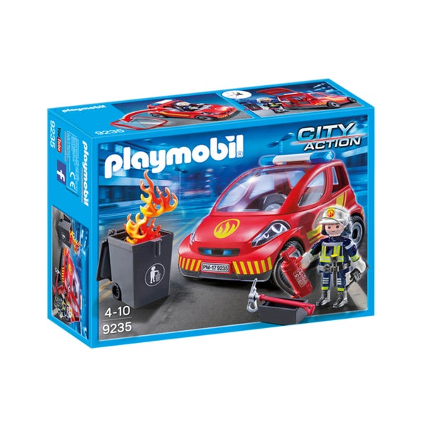 Playmobil : Pompier avec véhicule d'intervention (9235)