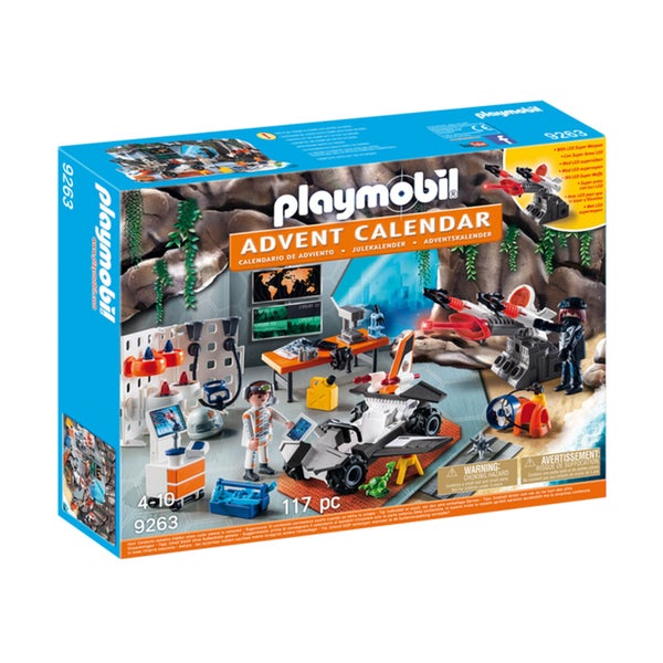 Playmobil Advent Calendar 'Top Agents' with LED Super Weapon (9263)