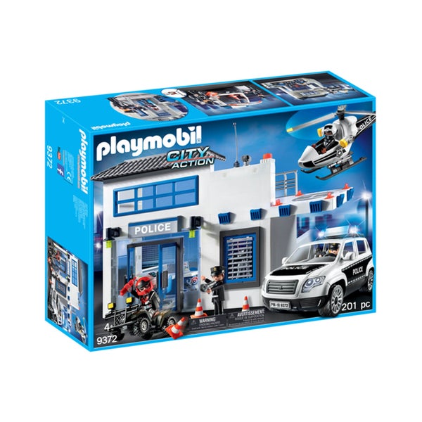 Playmobil : Poste de police et véhicules (9372)