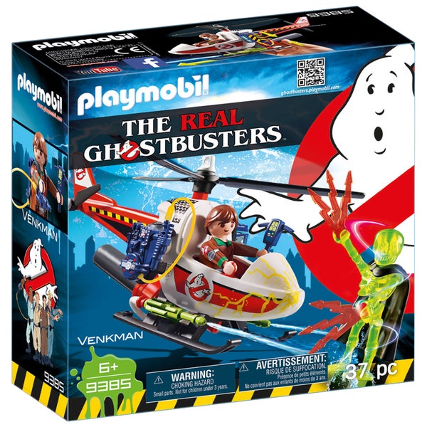 Playmobil Ghostbusters Venkman avec hélicoptère (9385)