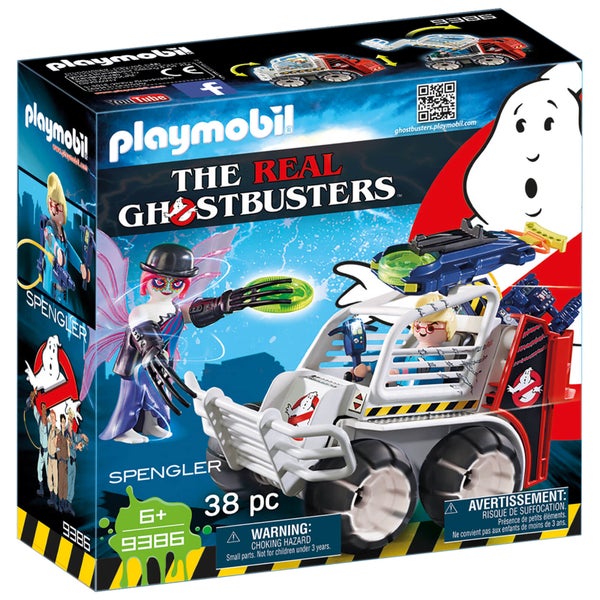 Playmobil Ghostbusters Spengler et voiturette (9386)