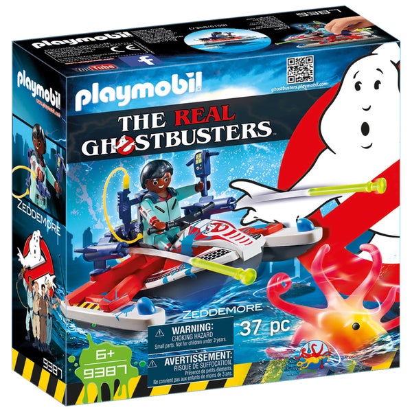 Playmobil Ghostbusters Zeddemore avec scooter des mers (9387)
