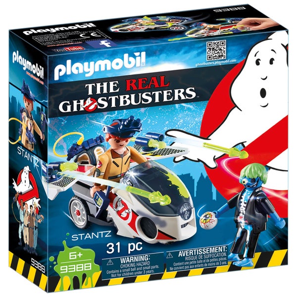 Playmobil Ghostbusters Stantz avec véhicule volant (9388)