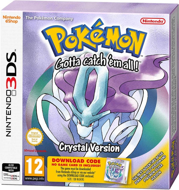 Pokémon Crystal Version (Packaged Download Code)
